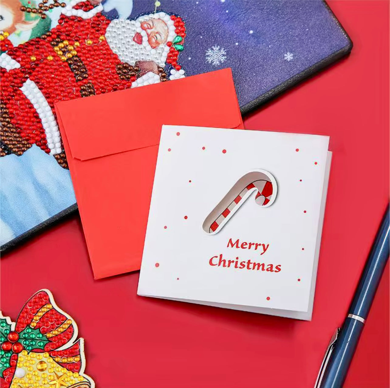 12-Pack Mini Christmas Greeting Cards