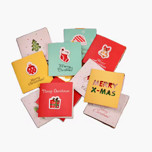 12-Pack Mini Christmas Greeting Cards