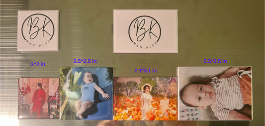 2.1*3.1 Inch (54*78mm) Rectangular Custom Photo Fridge Magnet (FREE gift wrapping + greeting card)
